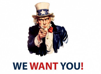 We want you!